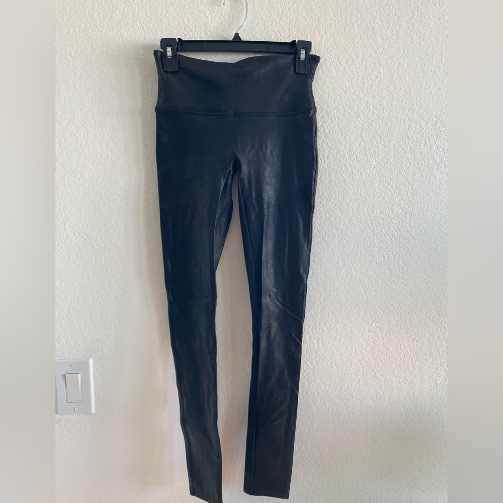 Spanx Women’s Black Leather Legging
